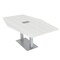 Skutchi Designs 45.25 in W, 84 in L, 29 in H, Engineered Wood Top, White H-HEXIR4684DOU-WC-EL - alternate 1
